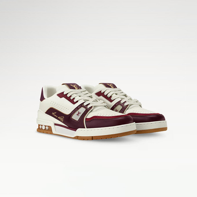 lv louis vuitton trainer green retro sneaker